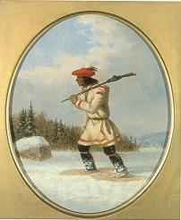 Cornelius Krieghoff Indian Hunter Norge oil painting art